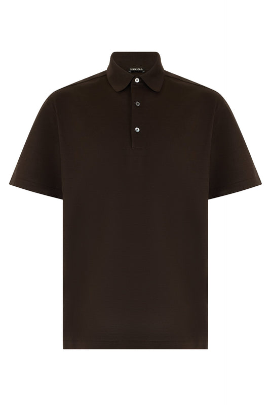 Black Polo Short Sleeves, Comfortable Elegant Casual RTW