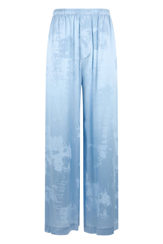Silk pants with print RTW