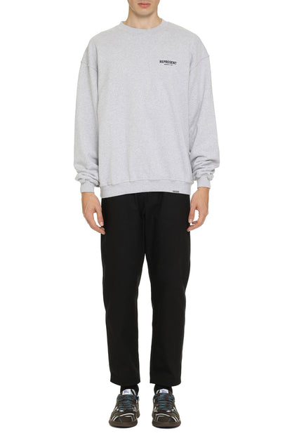 Cotton crew-neck sweatshirt RTW