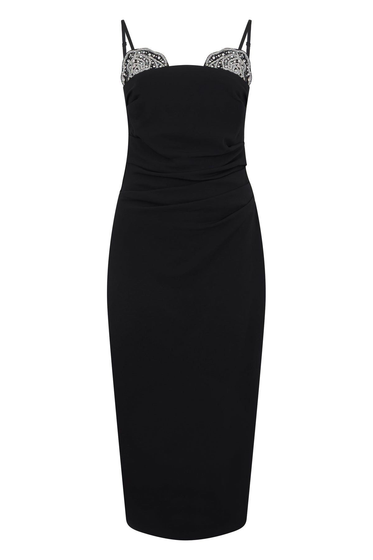 Slim midi dress with rhinestones RTW