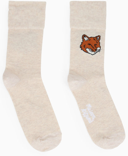 Cotton blend socks with embroidery RTW