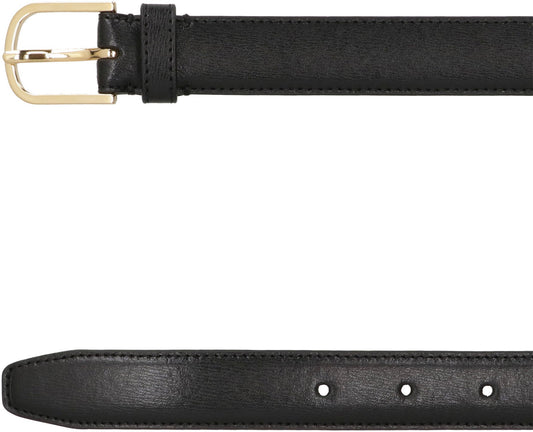 Totême Black leather belt