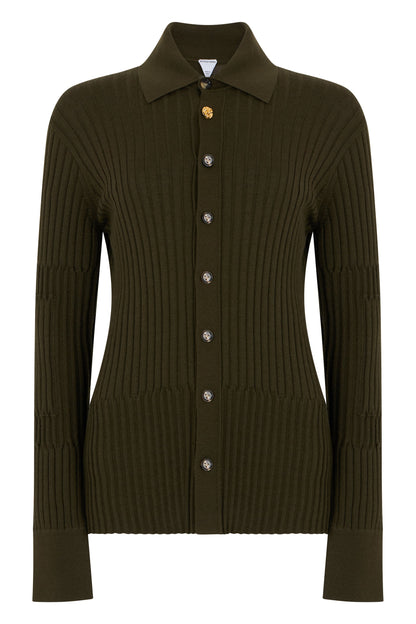 Silk and cashmere ribbed top RTW