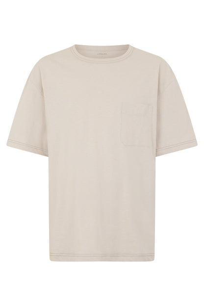 T-shirt in cotton and linen blend RTW