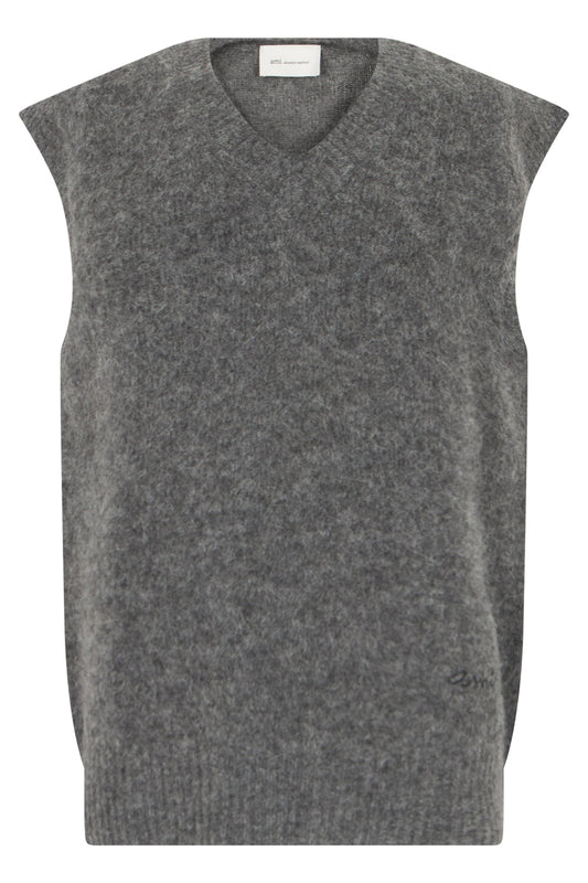 Sleeveless sweater in wool blend RTW