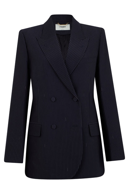Double-breasted blazer in wool RTW