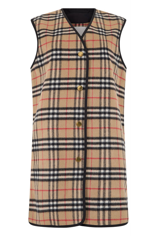 Checked vest RTW