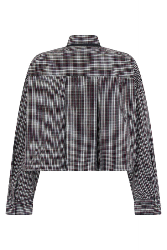 Cropped shirt with bow tie RTW