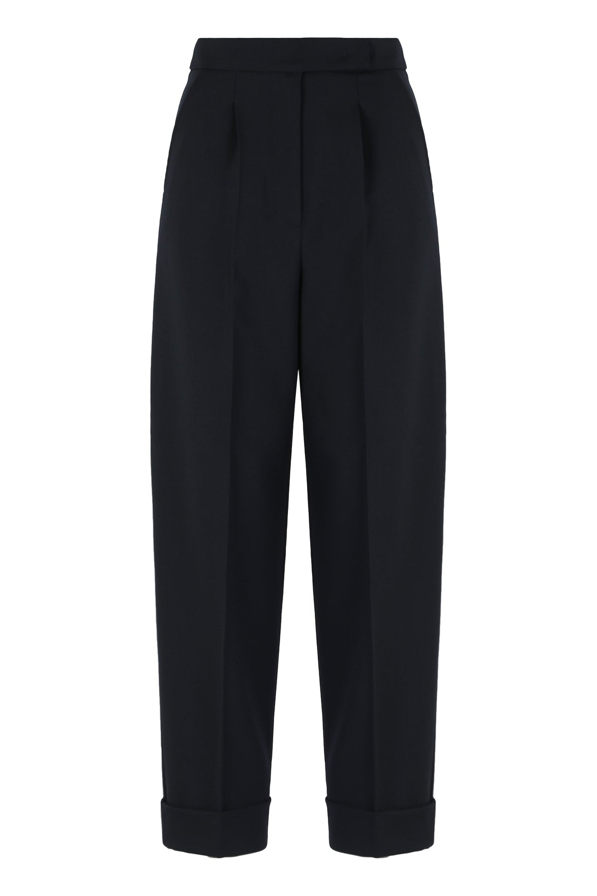 High-waisted wool pants RTW