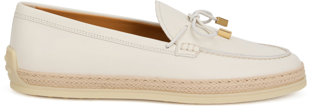 White leather moccasin RTW