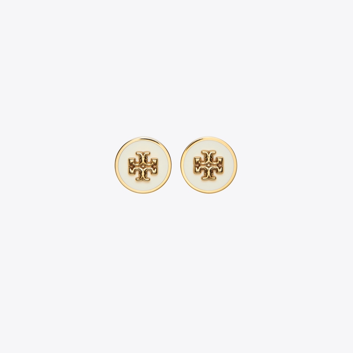 Tory Burch Icon enamel stud earrings