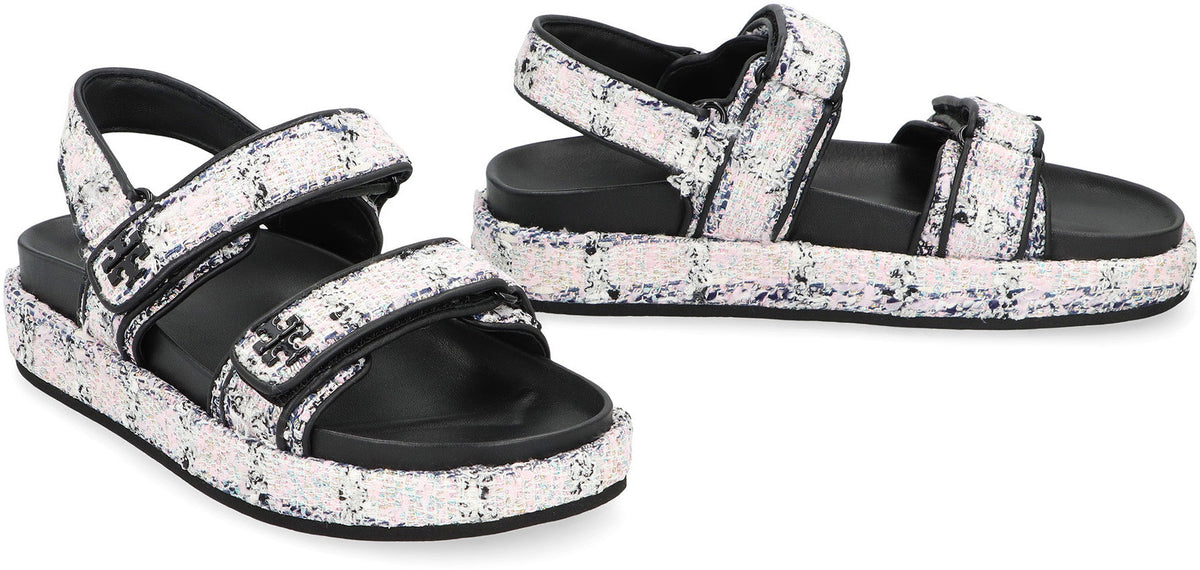 Knitted boucle sandals SHOES