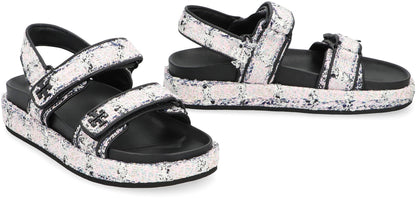 Knitted boucle sandals SHOES