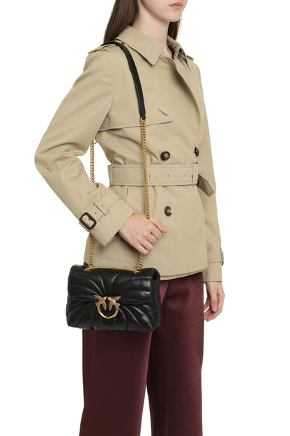 Pinko Love Puff leather mini crossbody bag