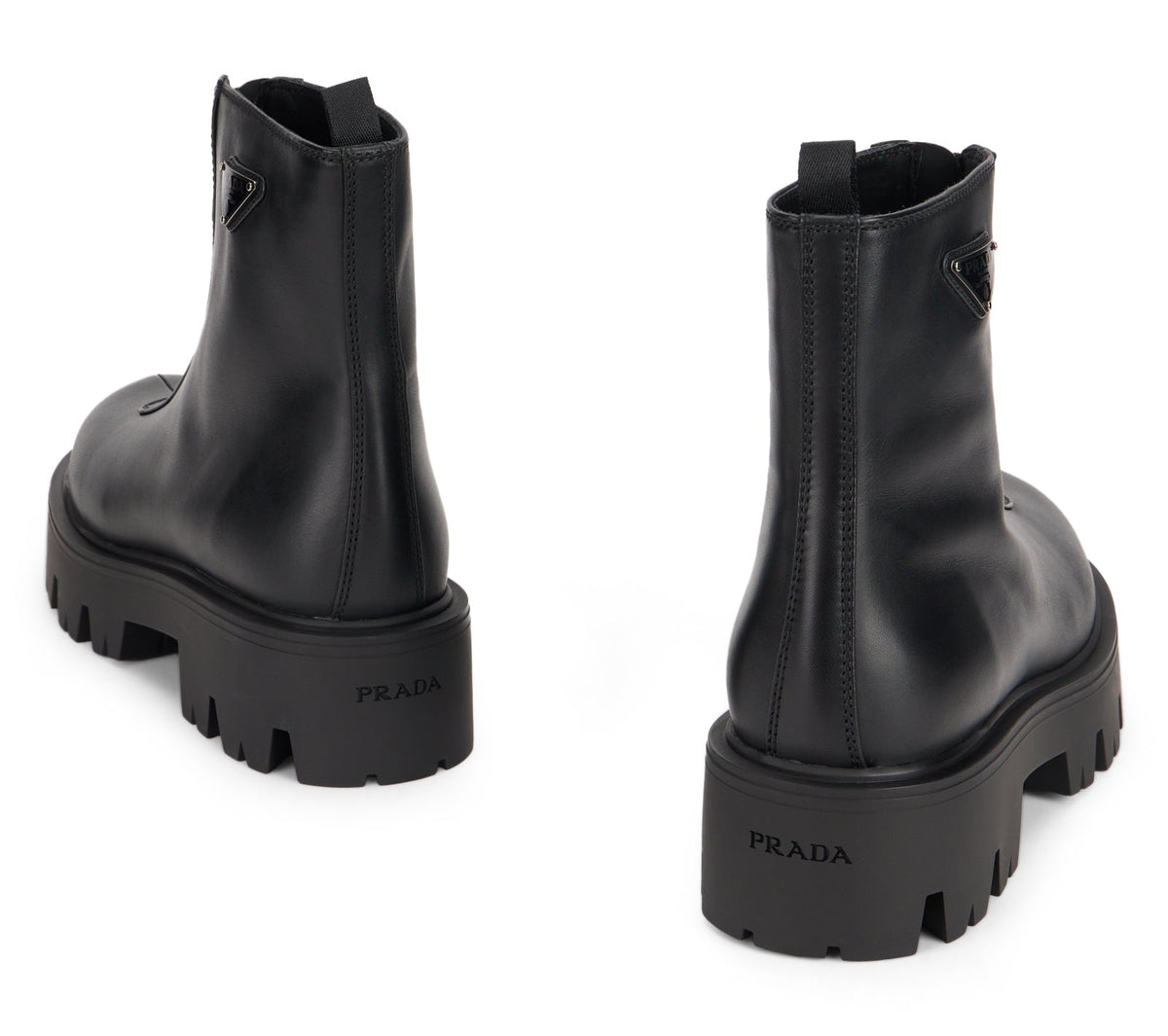Leather boots with zipper SHOES