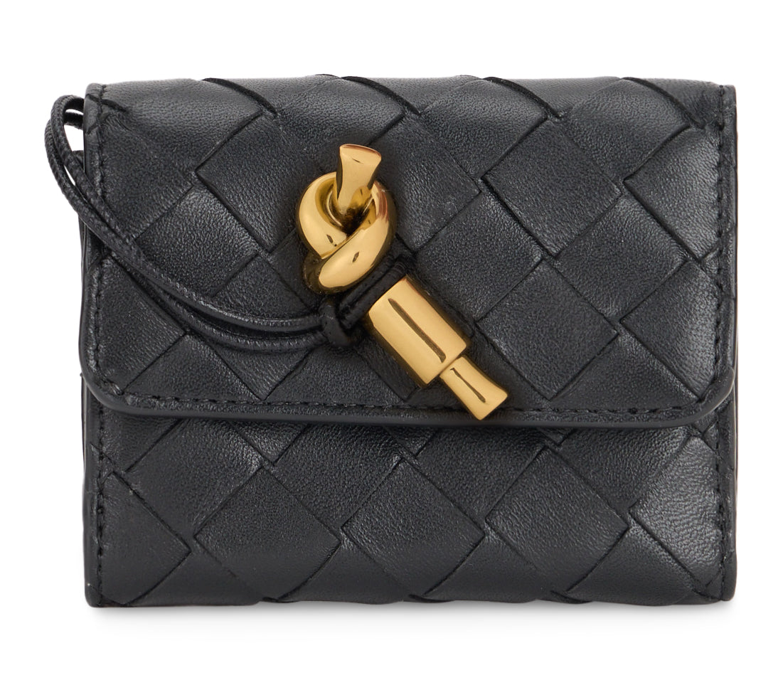 Wallet Let's go in woven leather ACC
