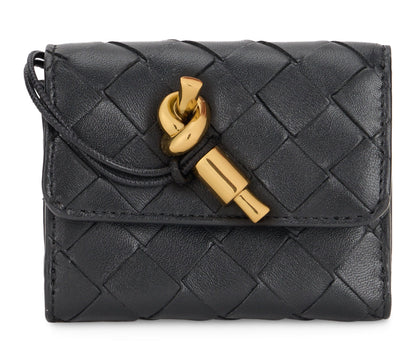 Wallet Let's go in woven leather ACC