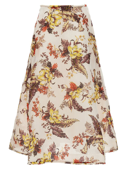'Matchmaker Floral Flare' skirt Skirts