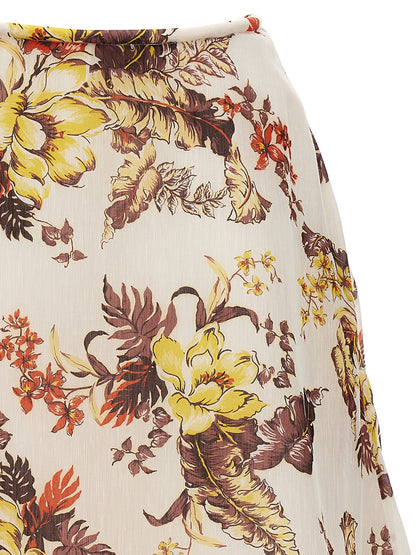 'Matchmaker Floral Flare' skirt Skirts