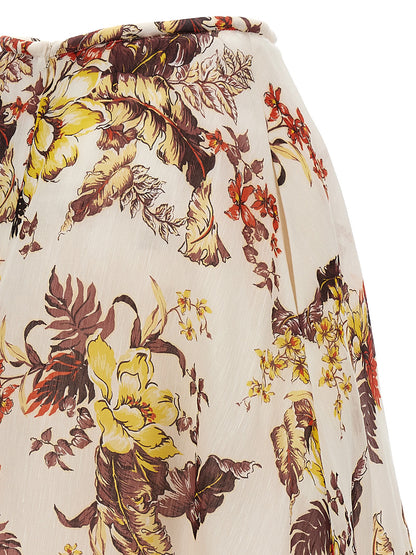 'Matchmaker Floral Flare' skirt Skirts