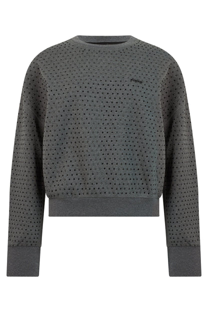 Sweatshirt with applications RTW
