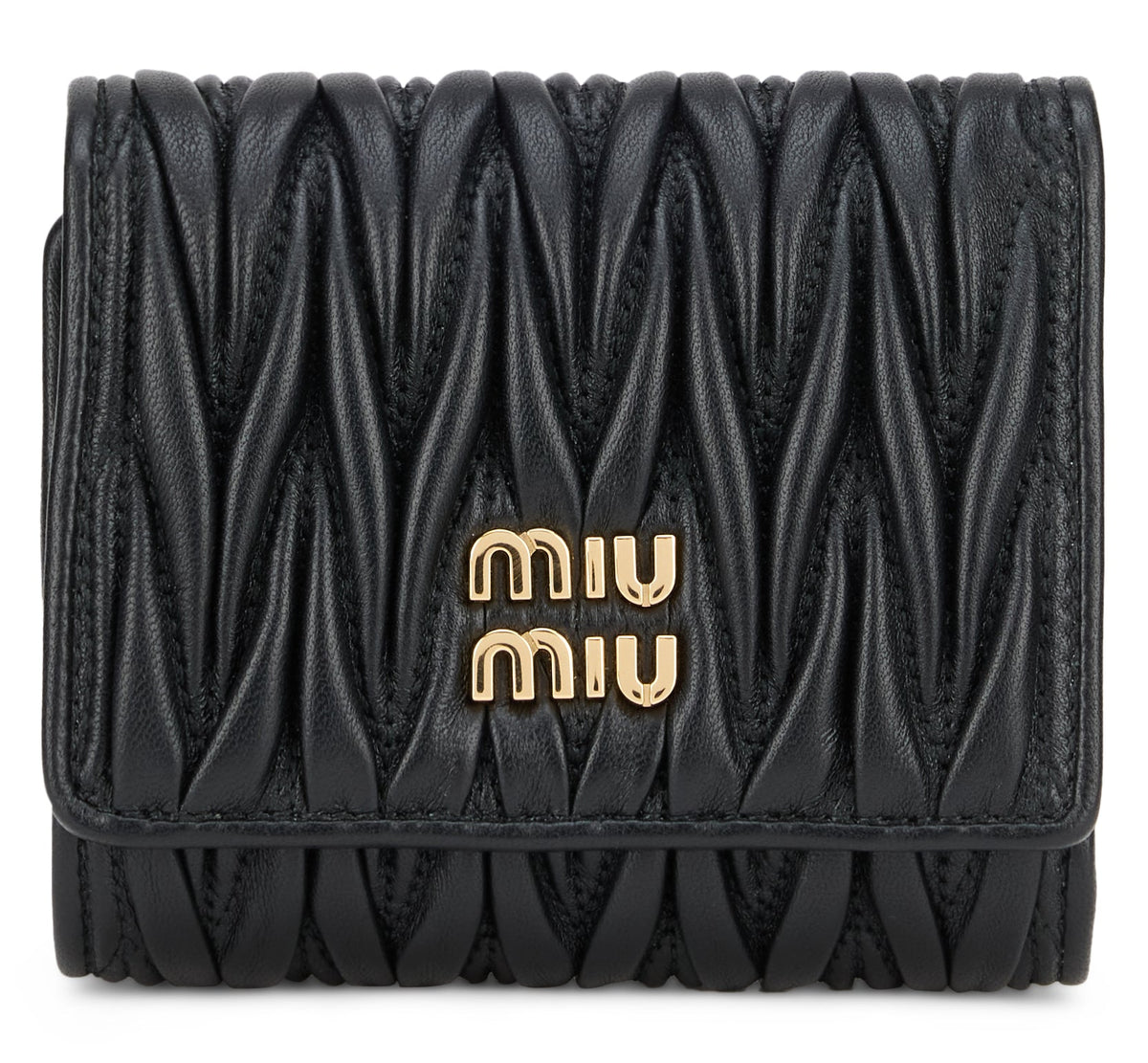 Miu Miu Small wallet in quilted nappa