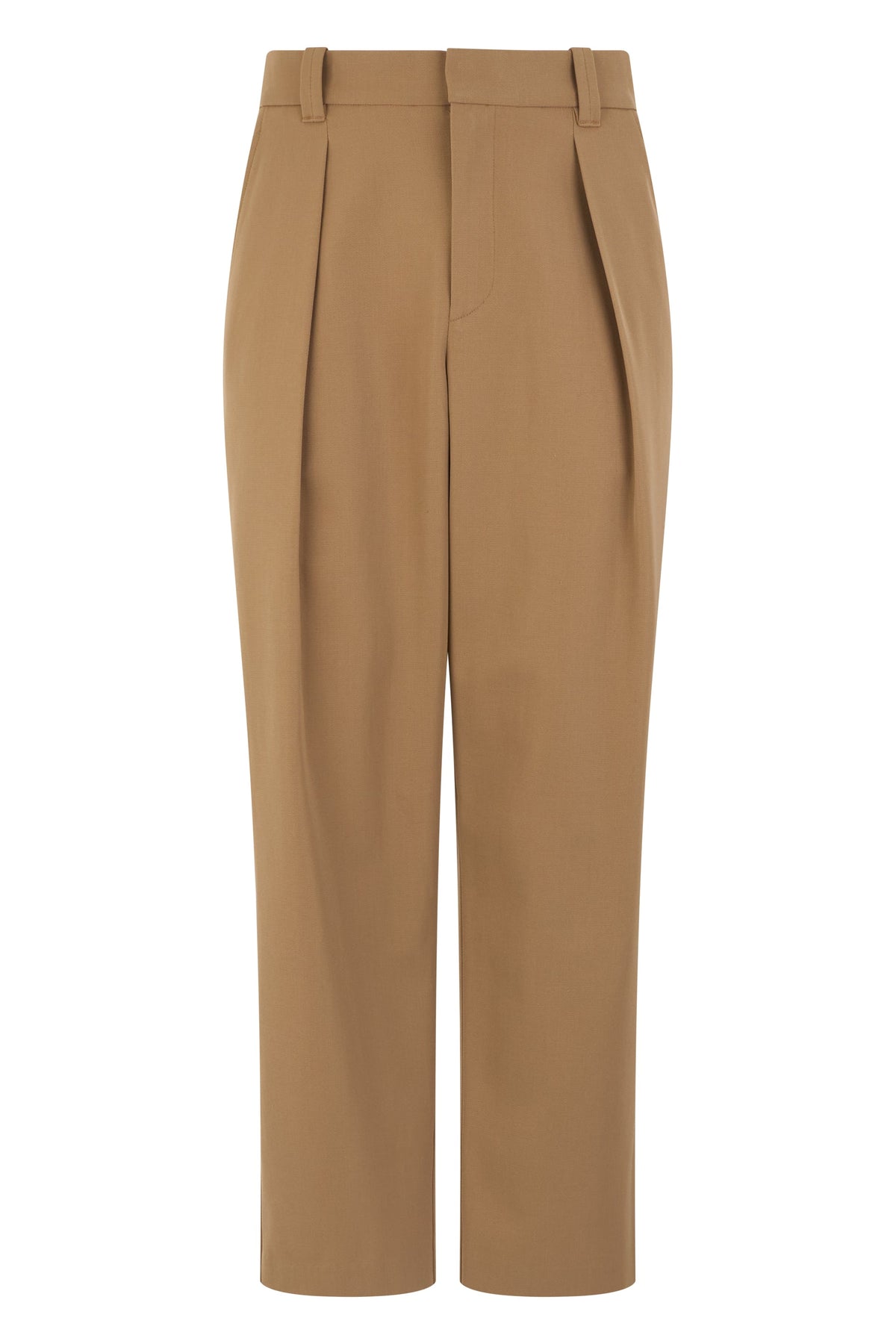 Loose-fitting pants in cotton blend RTW