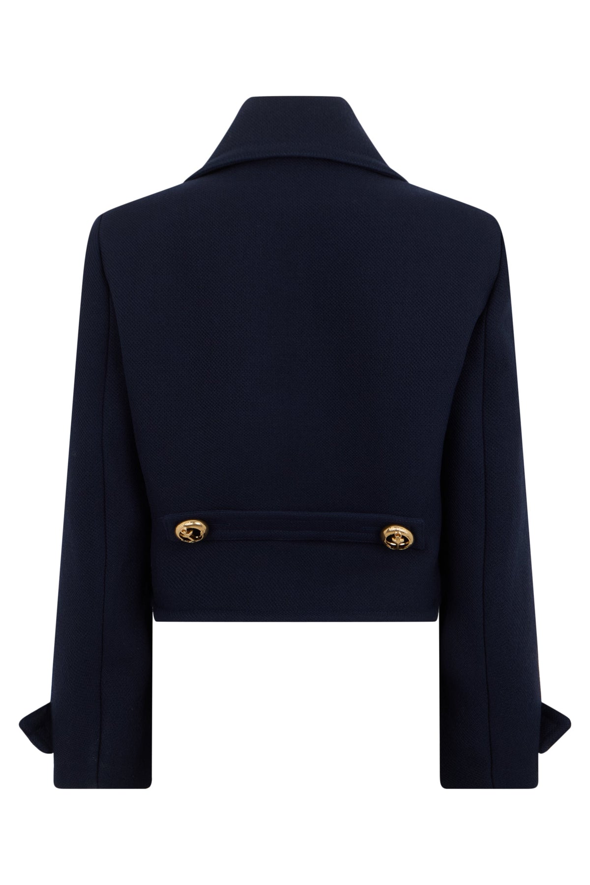 Short wool jacket with decorative buttons RTW