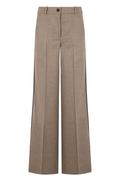 Palazzo pants in wool RTW