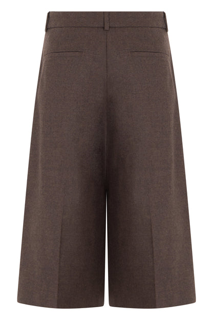 Culotte trousers in wool and cashmere RTW