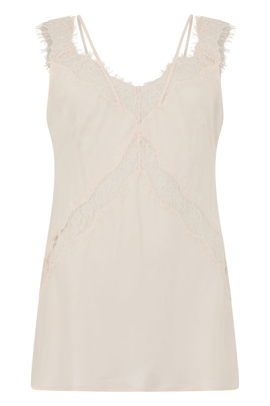 Top with Lace Embroidery RTW