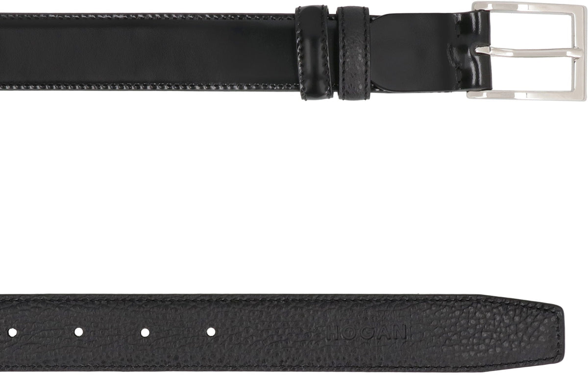 Reversible leather belt ACC