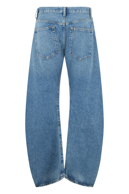 Baggy jeans in cotton denim BAGS