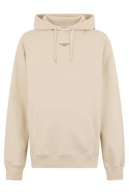 Hoodie slogan in cotton RTW