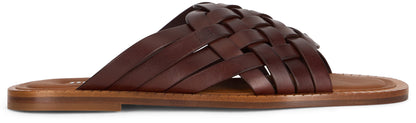 Braided leather ciabatta RTW