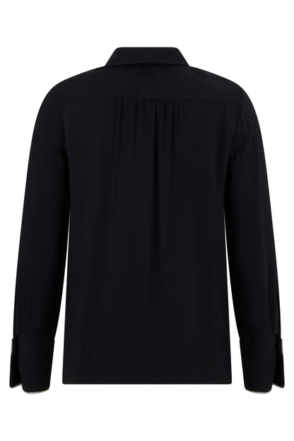 Blouse in viscose with decorative details RTW