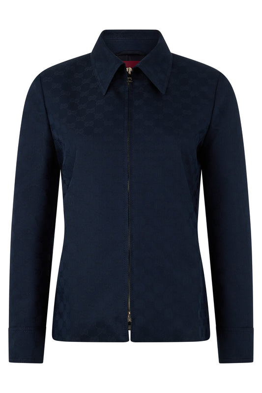 Coat In Gabardine Cotton With Zipper RTW