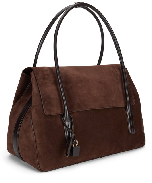Large suede shoulder bag BAGS