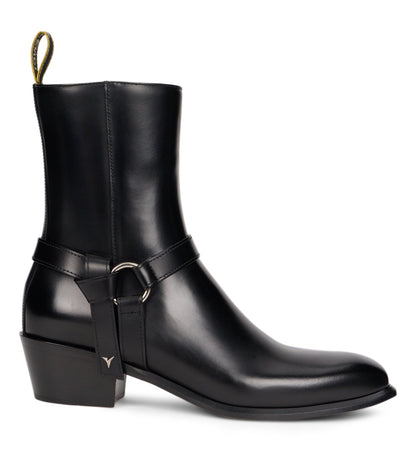 Pointed boot with buckle SHOES