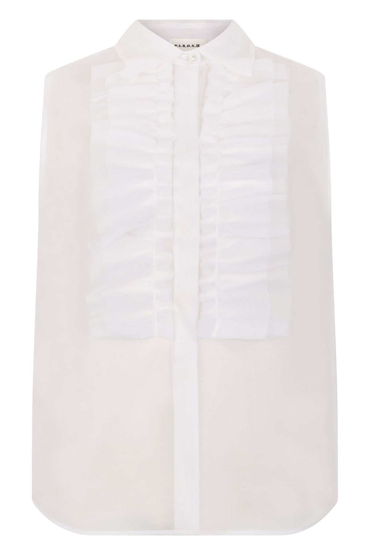 Sleeveless silk shirt RTW