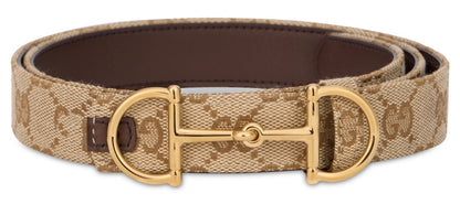 Gucci Reversible belt with monogram and buckle