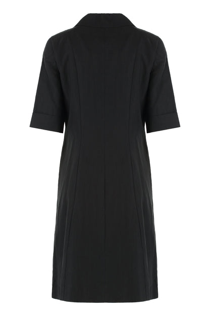 Black short-sleeved dress RTW