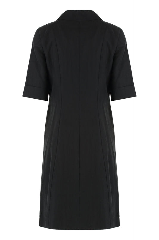 Black short-sleeved dress RTW