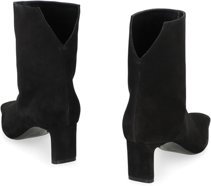 Khaite Ona ankle boots in suede