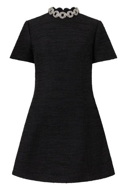 Valentino Garavani Short dress in cotton tweed