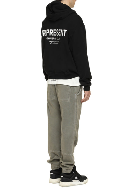 Full zip cotton hoodie RTW