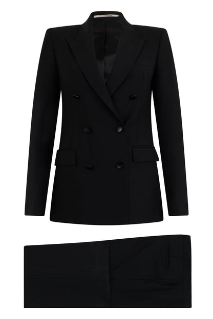 Complete with a double-breasted jacket and trousers RTW