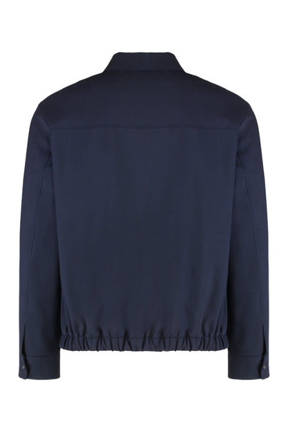 Overshirt in wool blend RTW