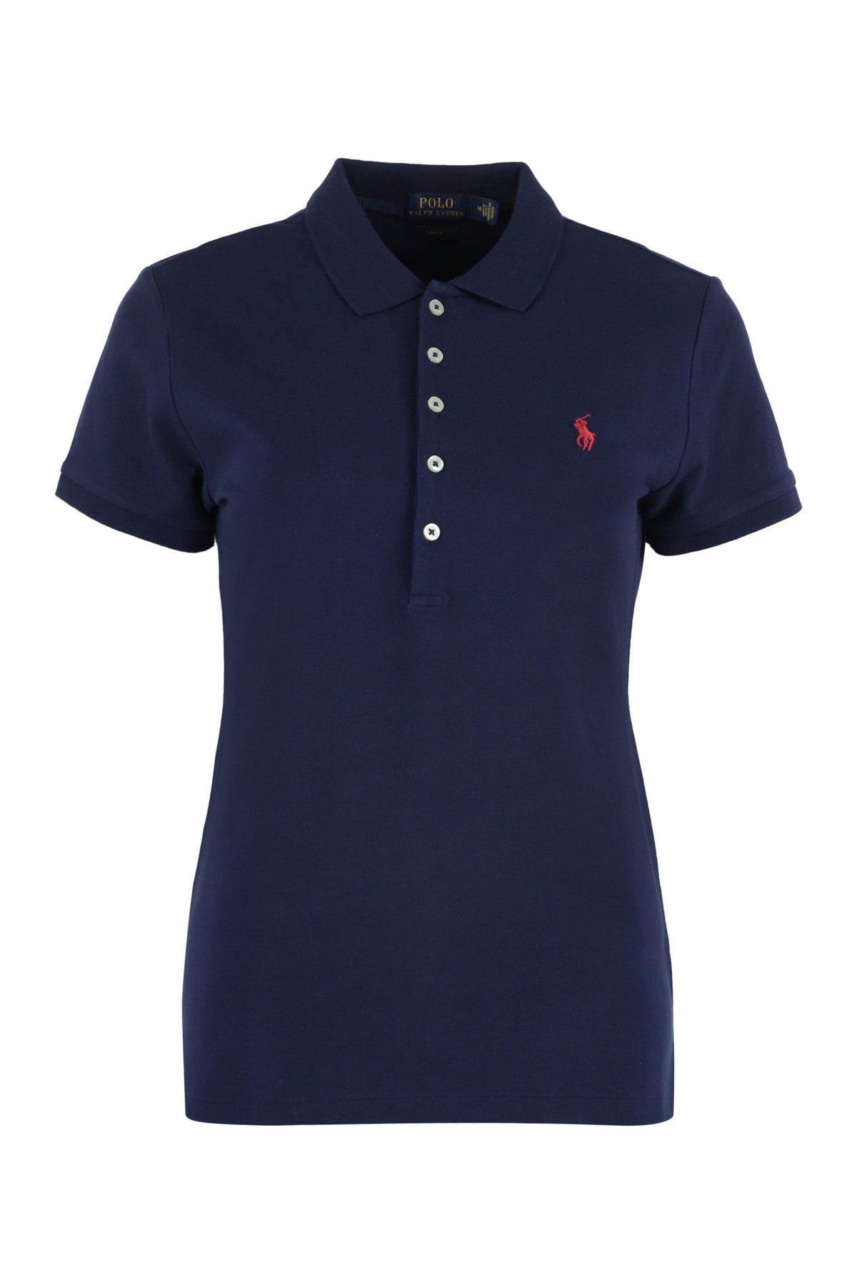 Stretch cotton piqué polo shirt RTW