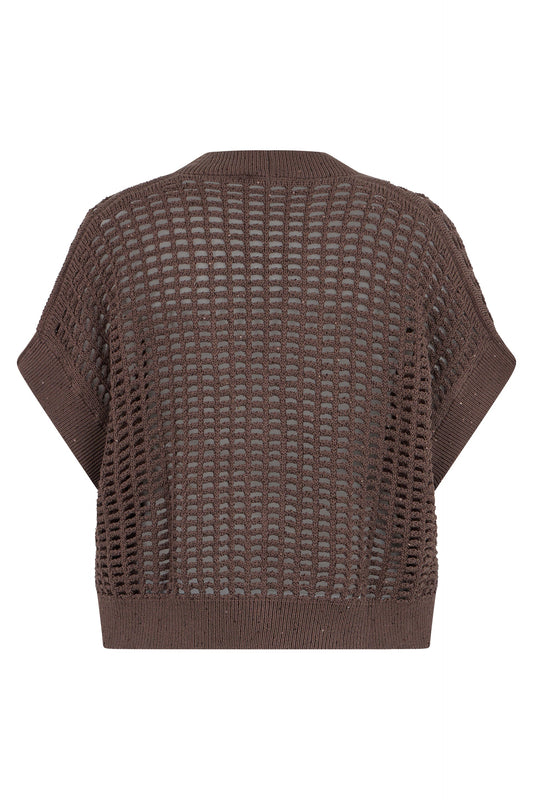 Lace-knit cardigan RTW